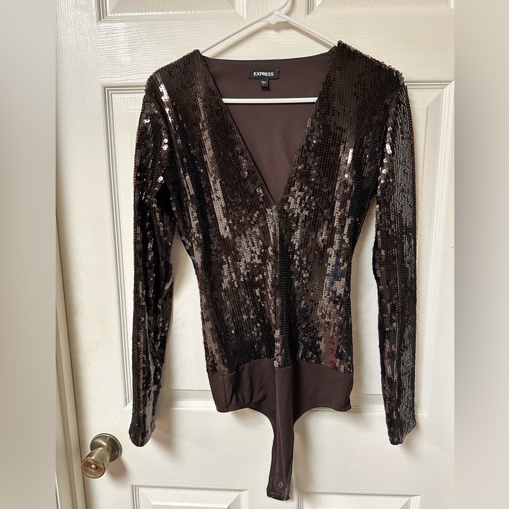 Express sequined bodysuit